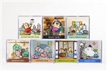 ごろごろにゃんすけ　アクリルジオラマキューブ　7種セット